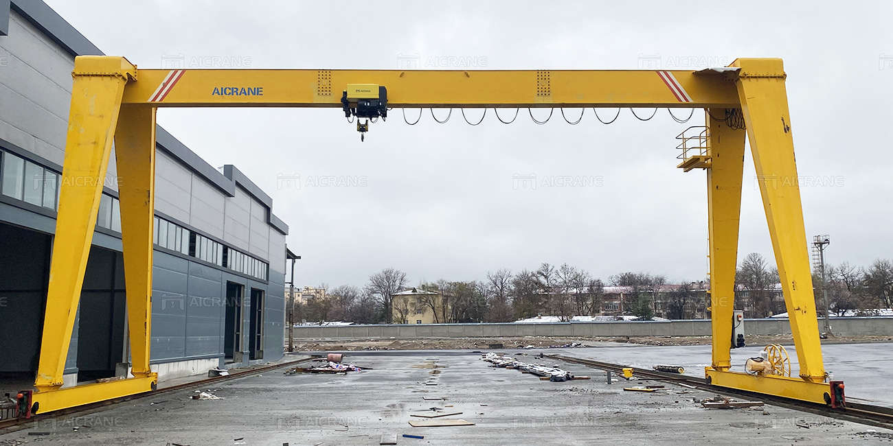 Instalación de Grúa Pórtico de 16 ton en Uzbekistán