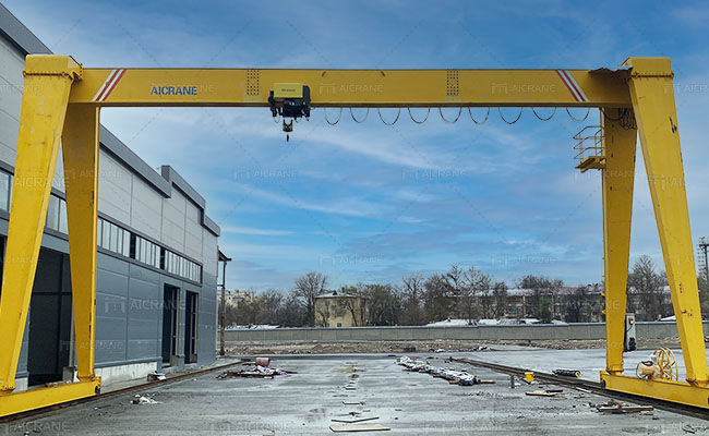 Instalación de Grúa Pórtico de 16t en Uzbekistán