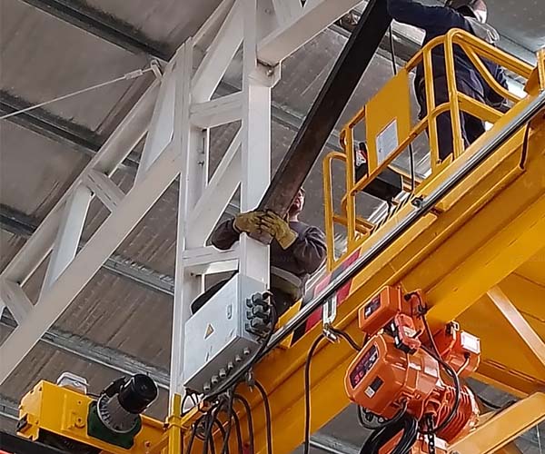 Aicrane Puente Grúa Monorraíl Instalada Argentina