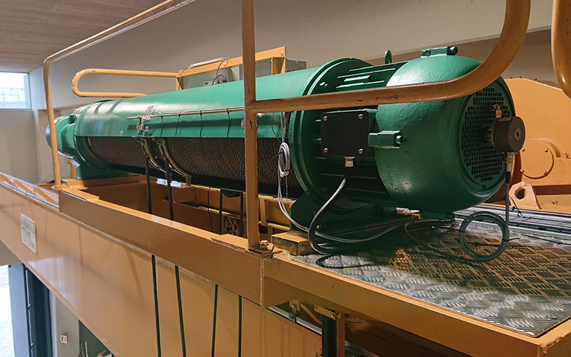 CD Polipasto Eléctrico de 10 Ton Instalado Islandia