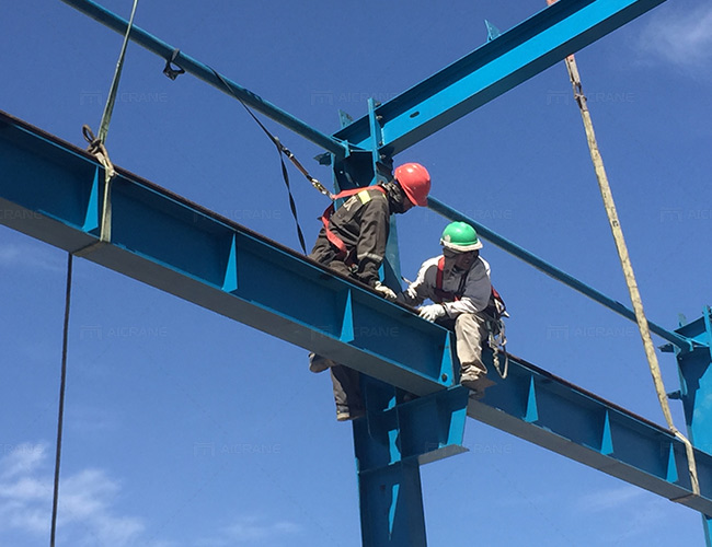 Instalación de Puente Grúa 50ton en Chile