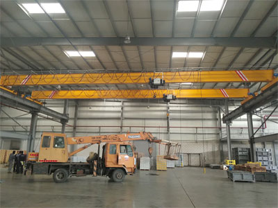 5t-European-Single-Girder-Overhead-Crane-was-Installed-in-Saudi-Arabia-2