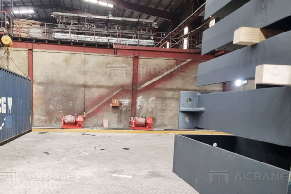 5-ton-winch-in-processing-plant