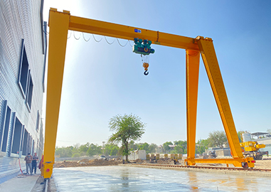 10 ton gantry crane for glass factory
