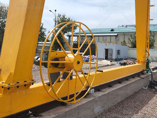 running-system-of-the-gantry-crane