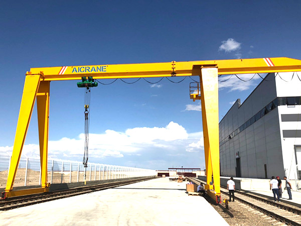 gantry cranes installed in Uzbekistan