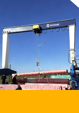 Области применения козловых кранов на пневмоходу