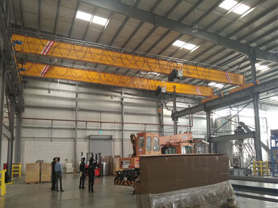 5t-European-Single-Girder-Overhead-Crane-was-Installed-in-Saudi-Arabia-1