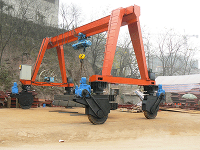 Straddle Carrier Rubber Tyred Gantry Crane for Yard