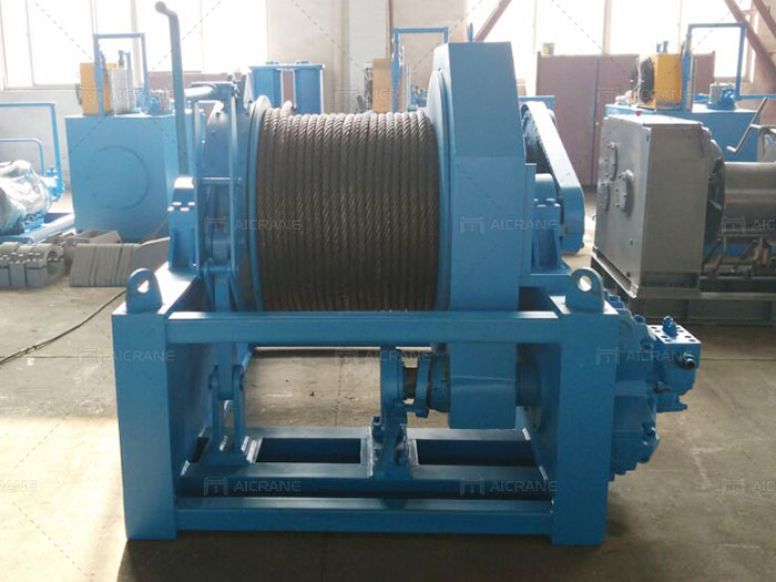 15 ton hydraulic mooring winch in vietnam