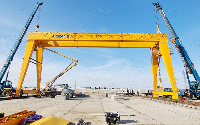 32-ton-double-girder-gantry-crane-in-Kazakhstan
