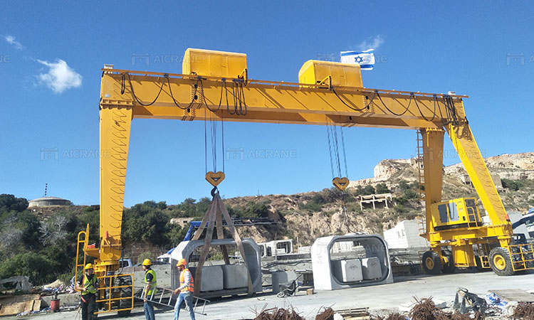 40-ton-rubber-tyred-gantry-crane-for-stone-industry