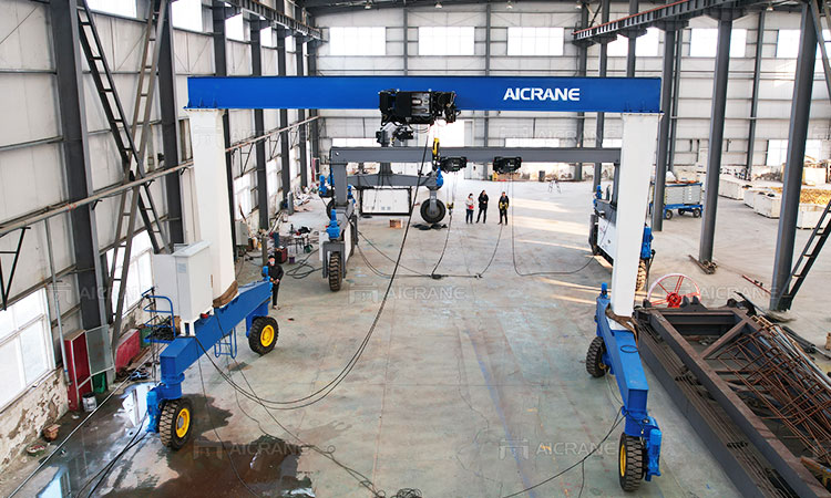 rubber-tyred-gantry-crane-for-nuclear-power-plant-valve-maintenance