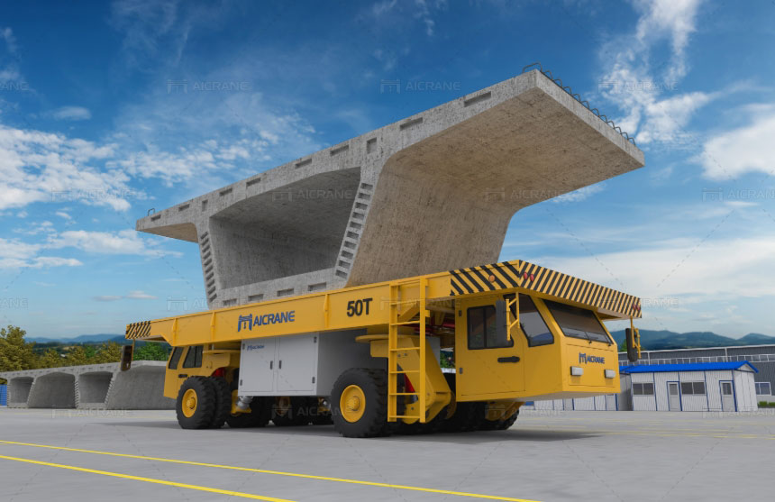 Girder transporter For Precast Concrete Production