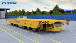 Girder transporter in the Precast Plants