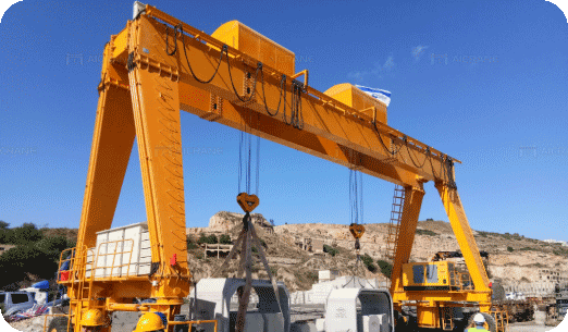Rubber tyred gantry crane case
