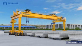 Straddle Carriers in the Precast Plants