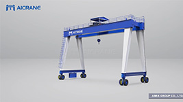 rubber tyre gantry crane in the Precast Plants
